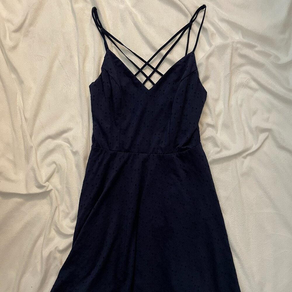 Navy Blue Mini dress